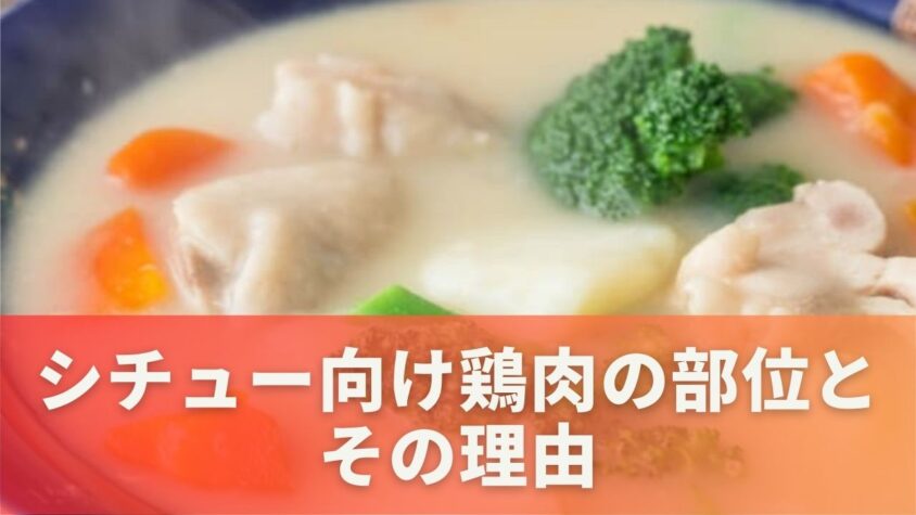 シチュー向け鶏肉の部位とその理由