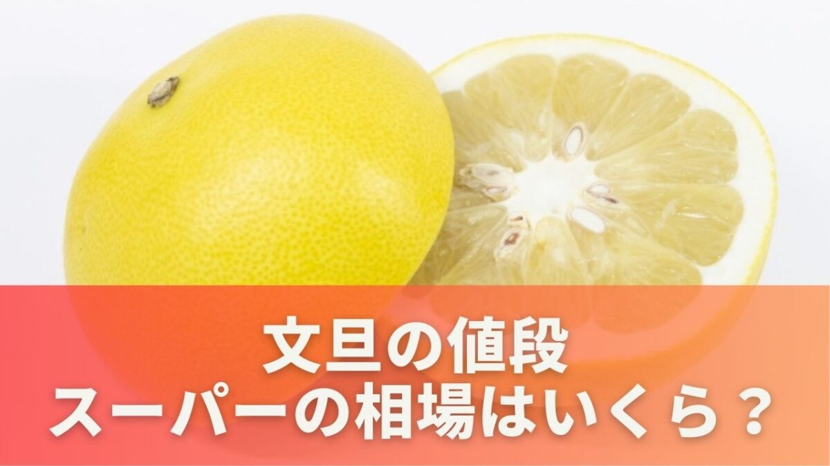 文旦の値段スーパーの相場はいくら？